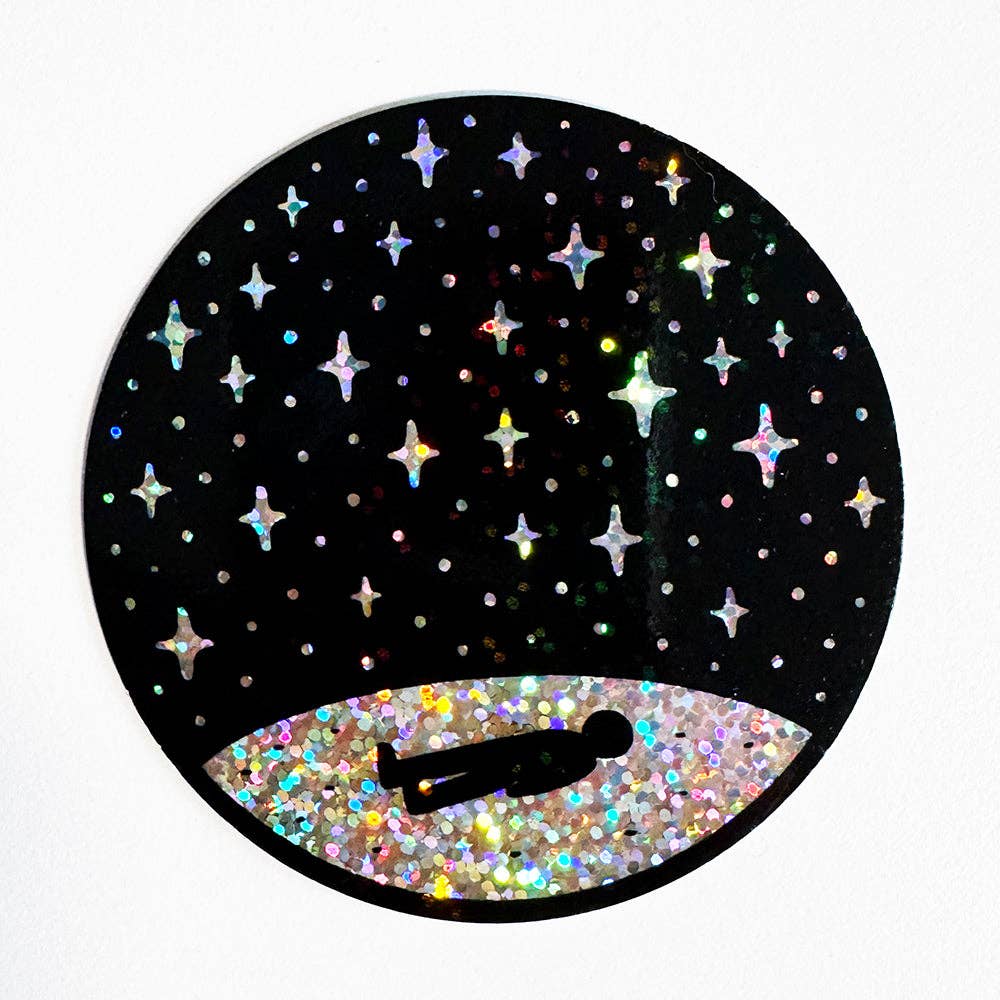 Stargazer Sticker (Glitter Variant)
