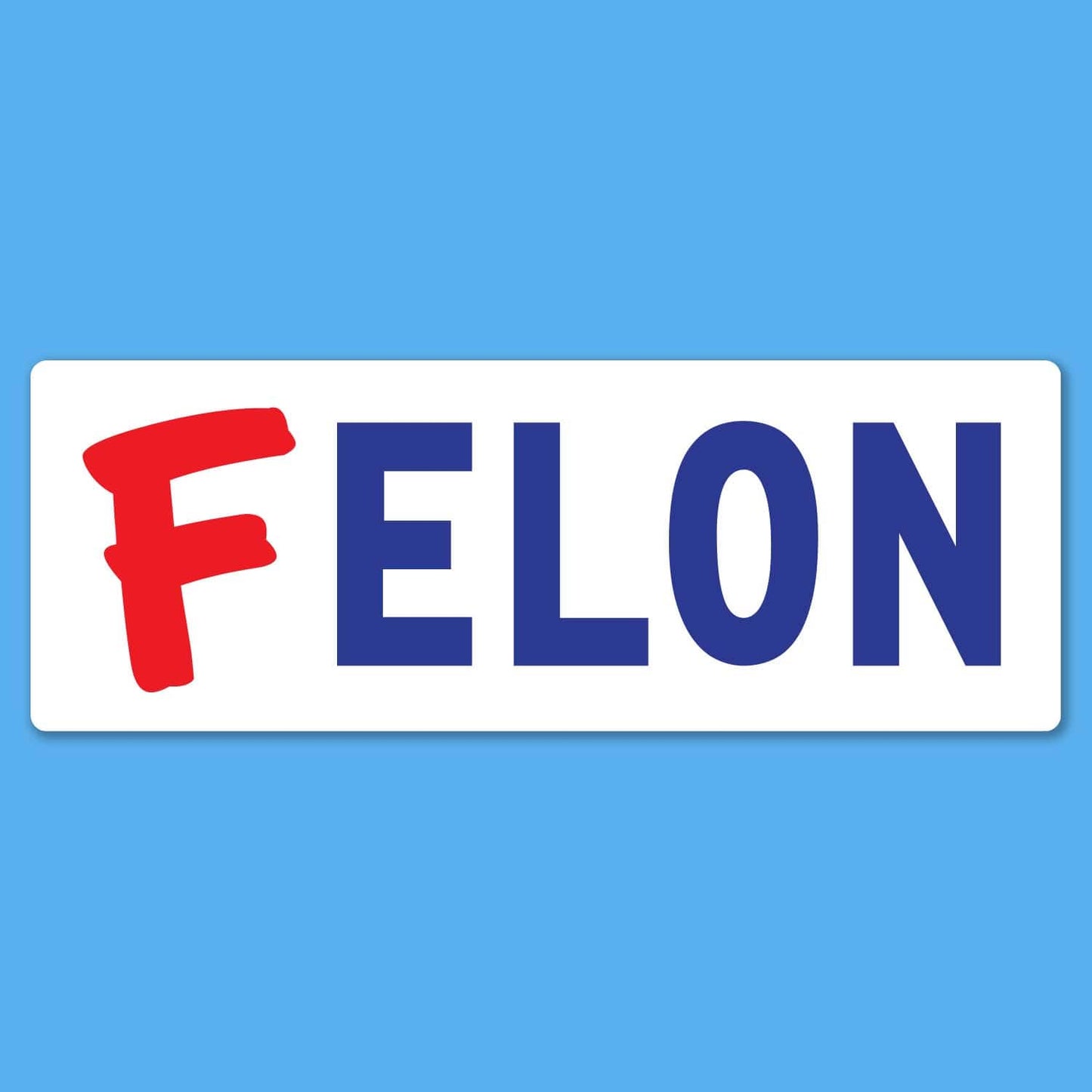 F Elon Sticker