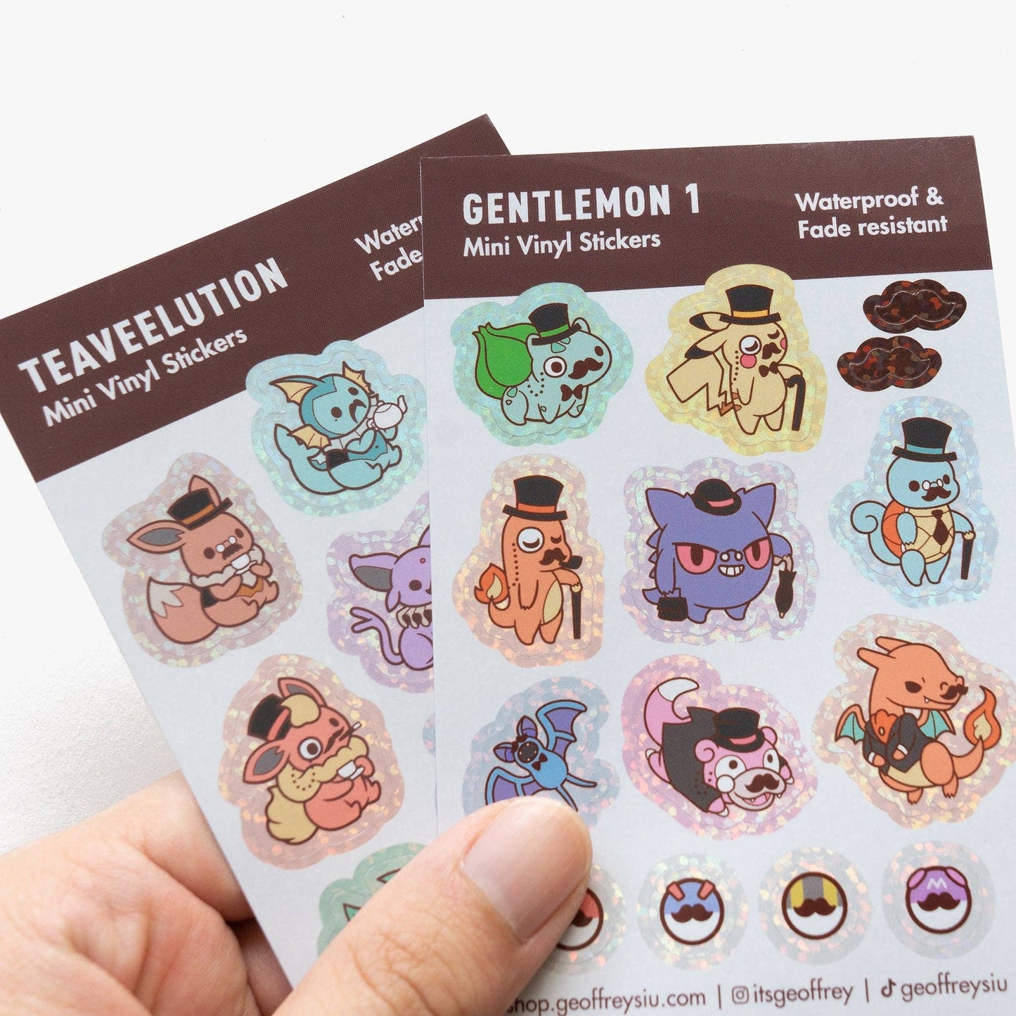 Gentlemon 1 Mini Vinyl Sticker Sheet