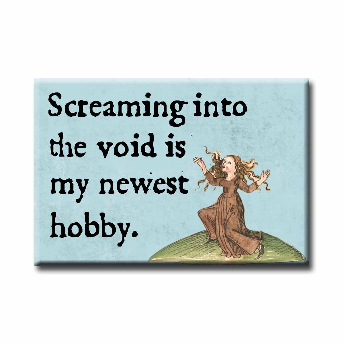 Medieval Marginalia the Void Refrigerator Magnet