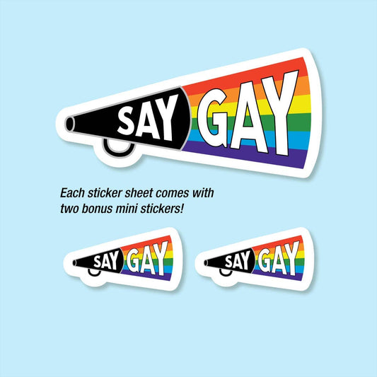 Say Gay Sticker