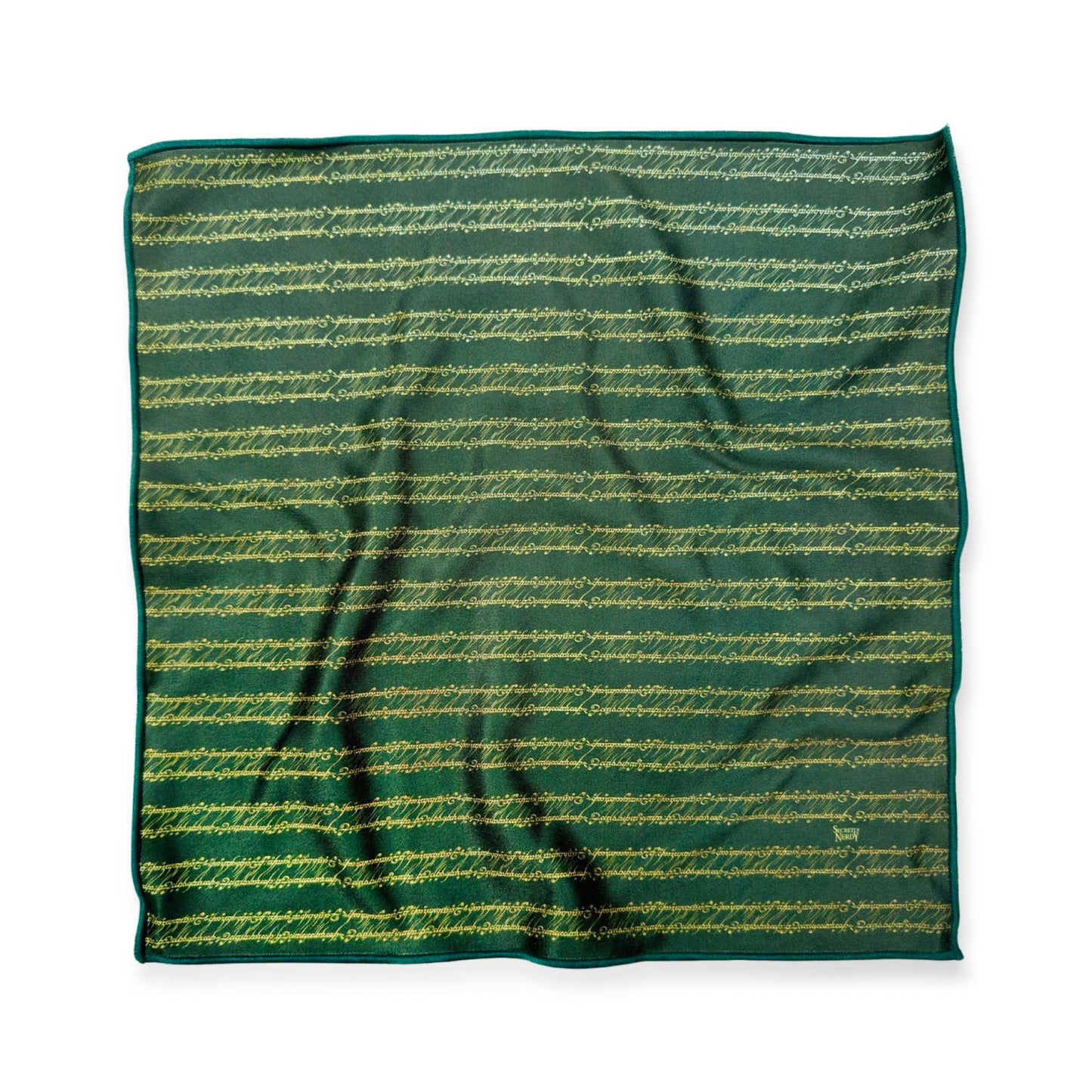 Precious Elvish Script Microfiber Glasses Cleaner Cloth