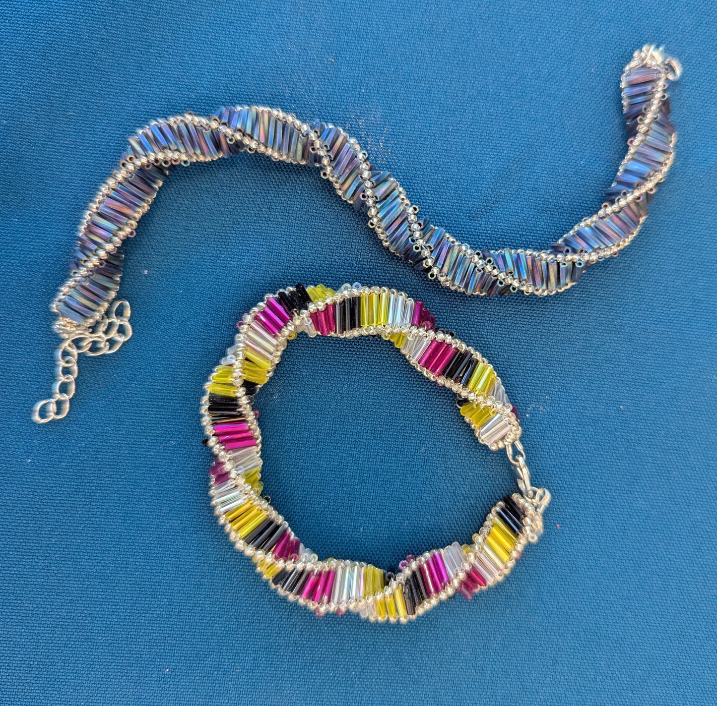 Class: Spiral Bugle Bead Bracelet (2 part)