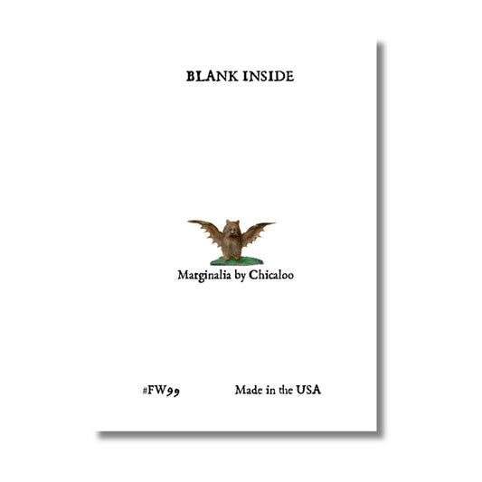 Medieval Marginalia Spill the Tea Blank Greeting Card