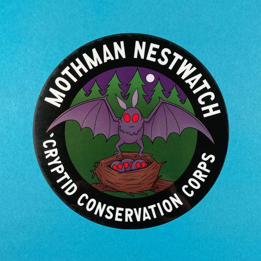 Mothman Nestwatch Sticker