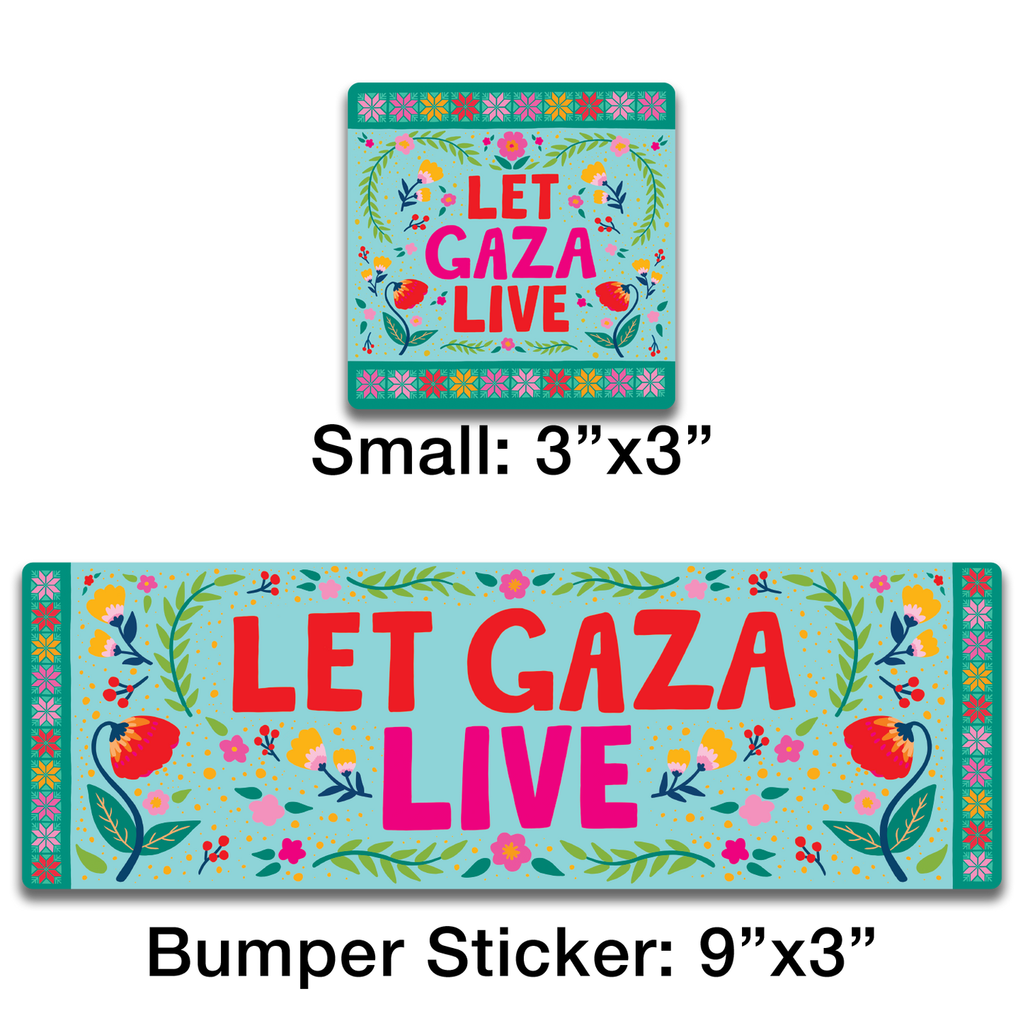 Let Gaza Live Sticker