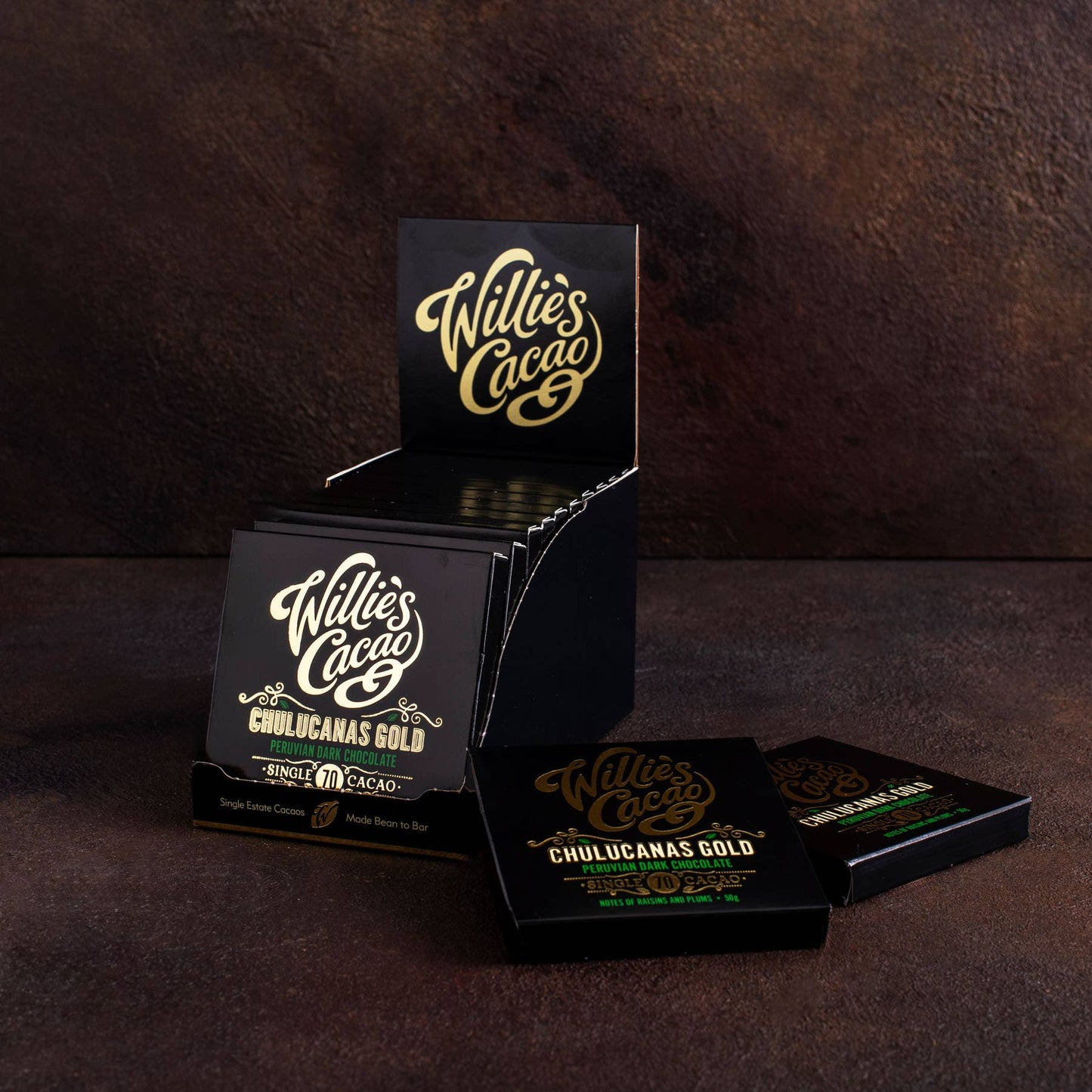 Chulucanas 70% dark chocolate. Raisin notes. Vegan. 50g bar