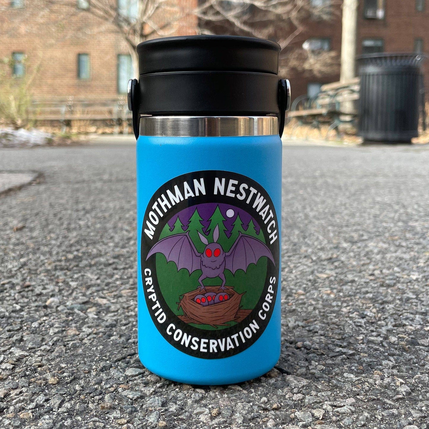 Mothman Nestwatch Sticker