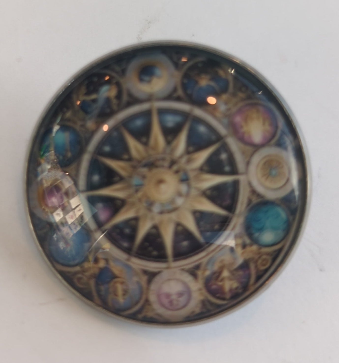 Alchemy Planet Zodiac Celestial Enamel Pin