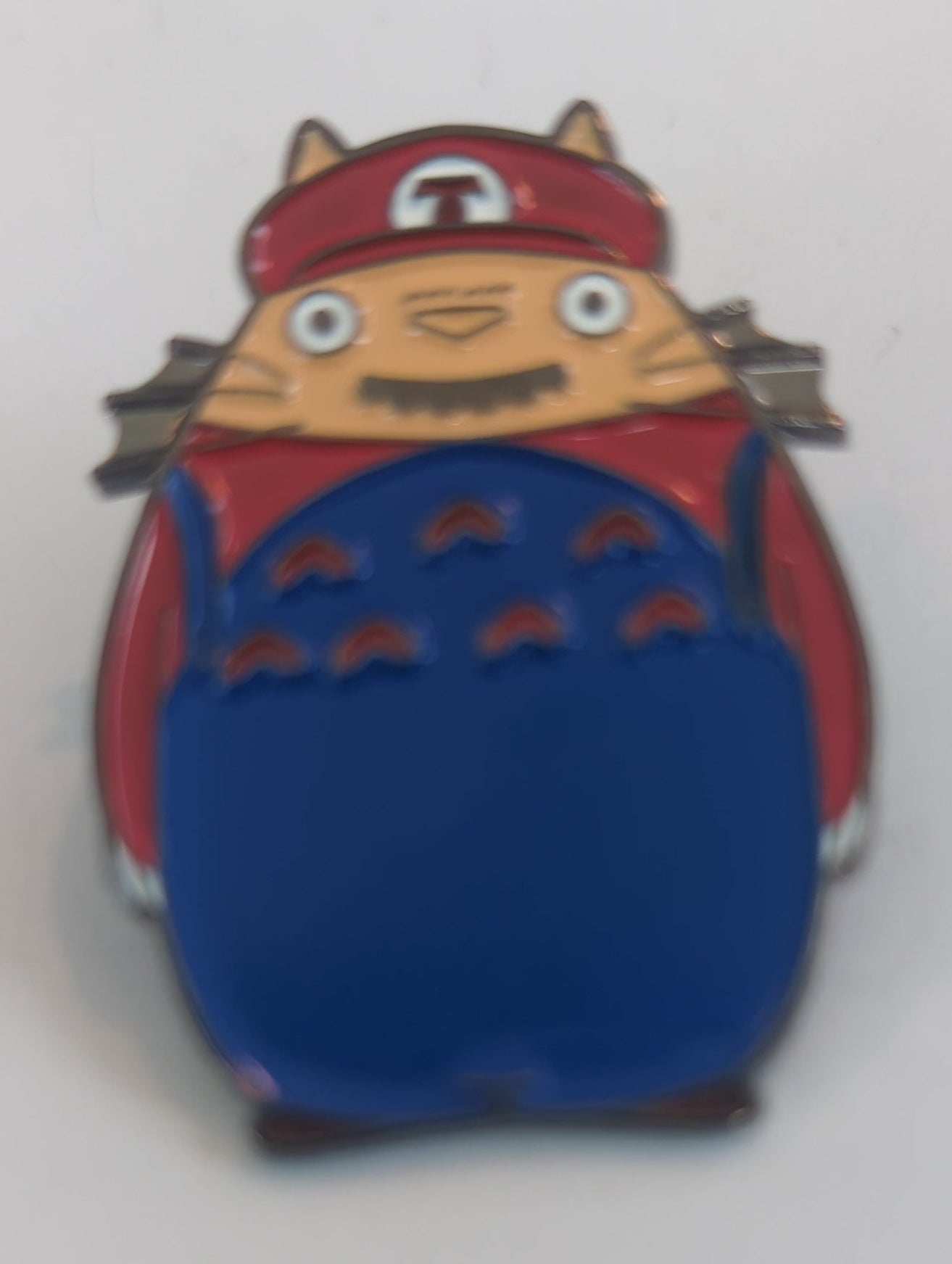 Totoro Mario Mashup Enamel Pin