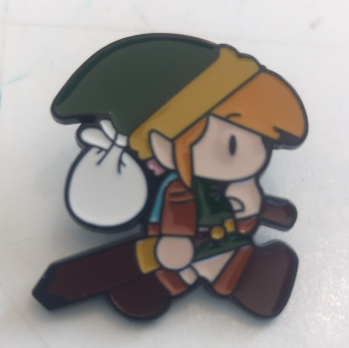 Traveling Link Zelda Enamel Pin