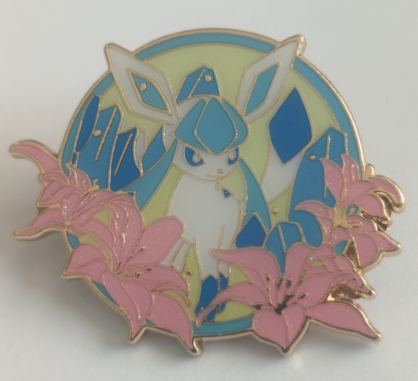 Glaceon Fancy Enamel Pin
