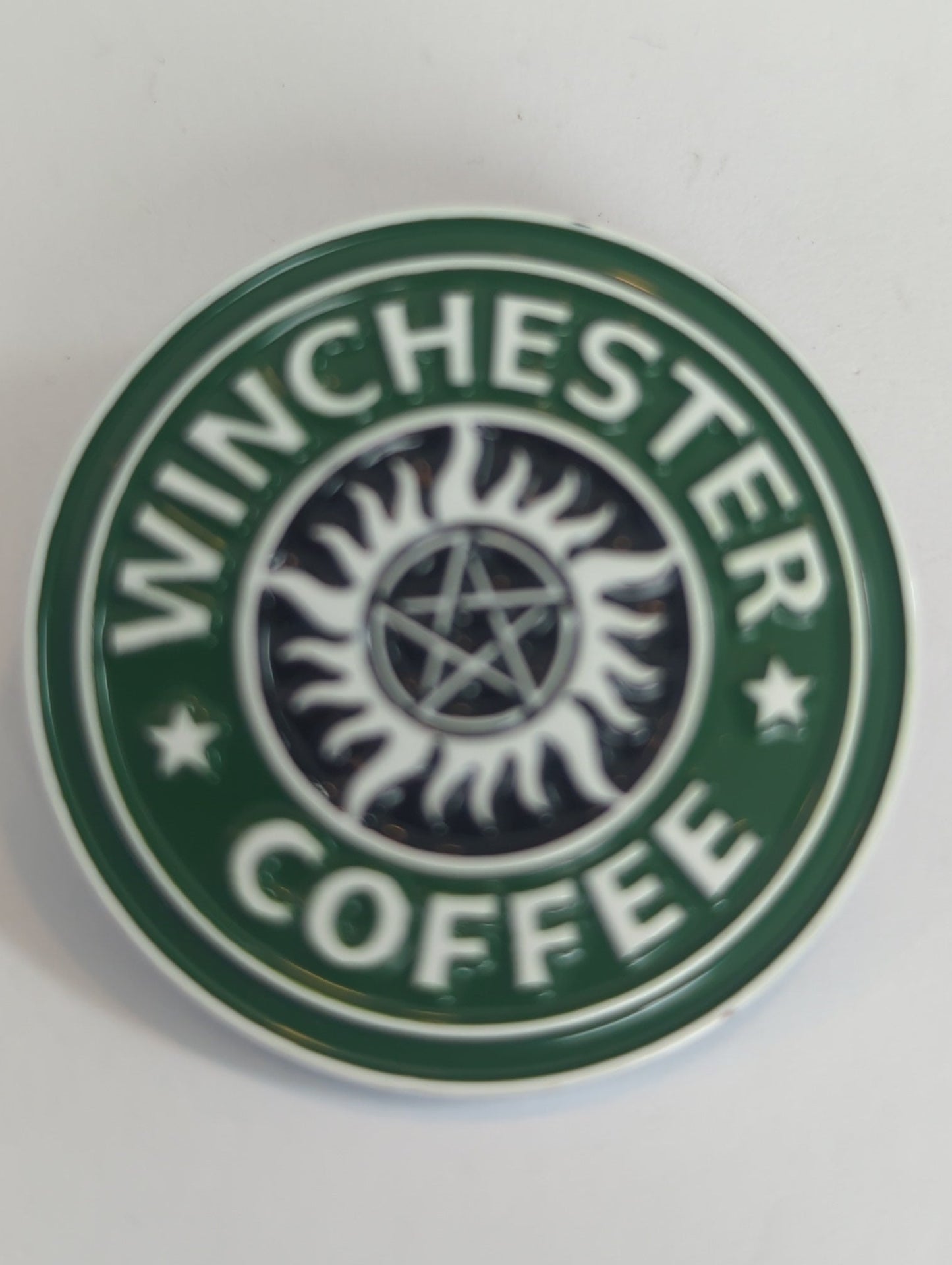 Winchester Coffee Supernatural Enamel Pin