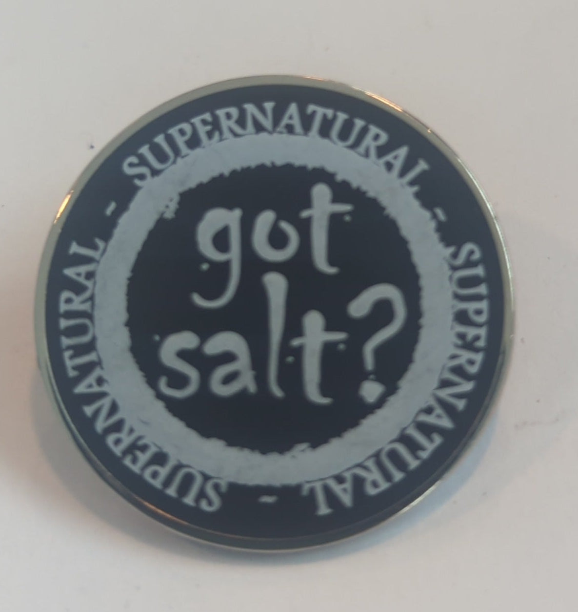Got Salt Supernatural Enamel Pin