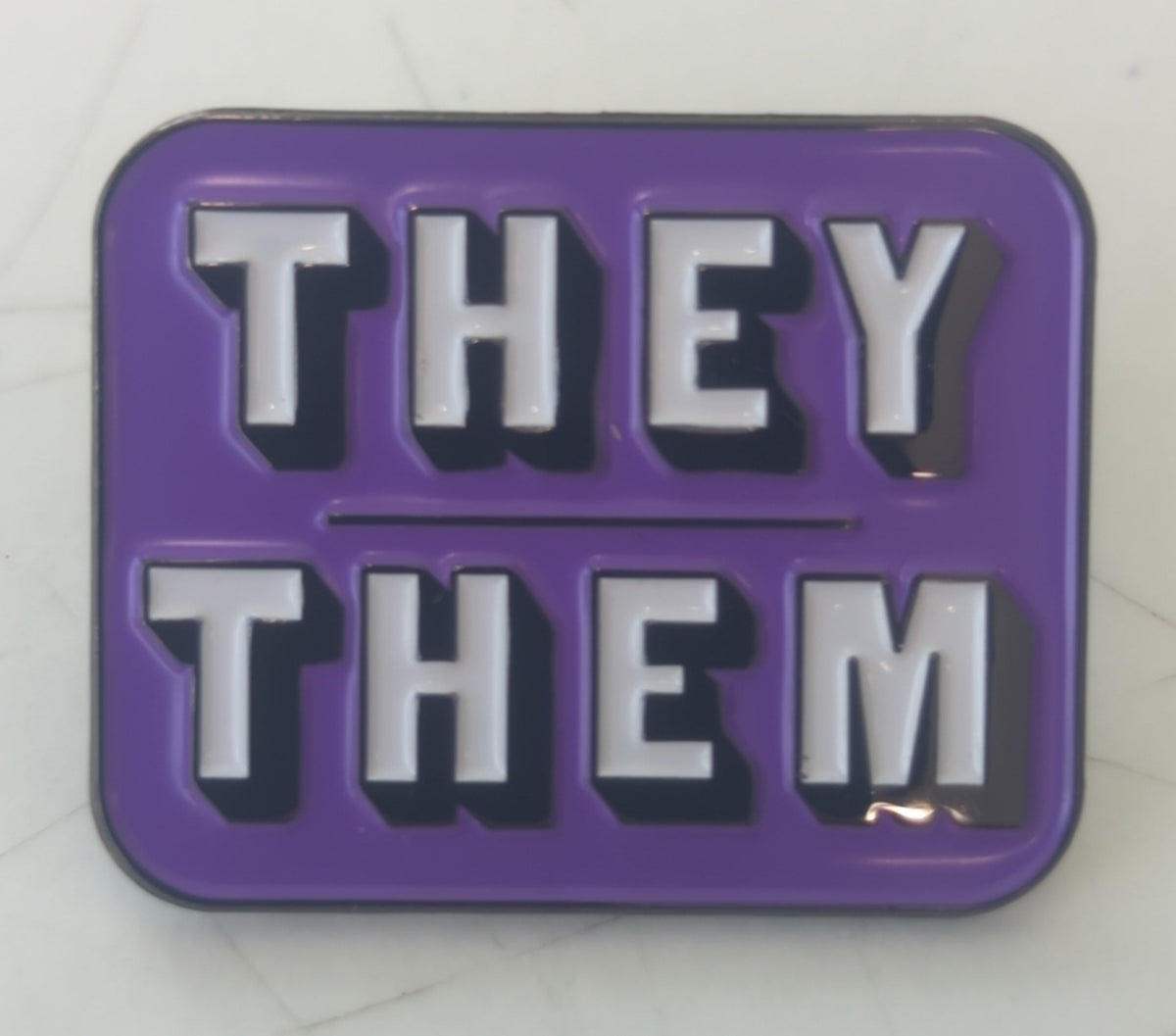 They/Them Pronoun Pin
