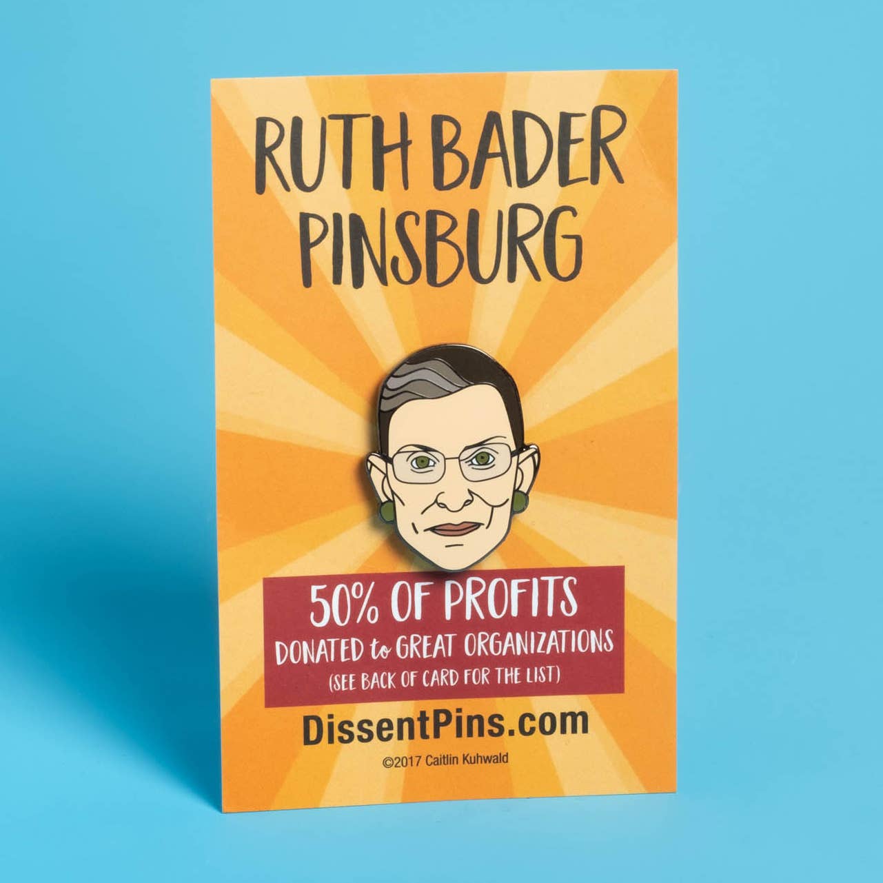 Ruth Bader Pinsburg Pin