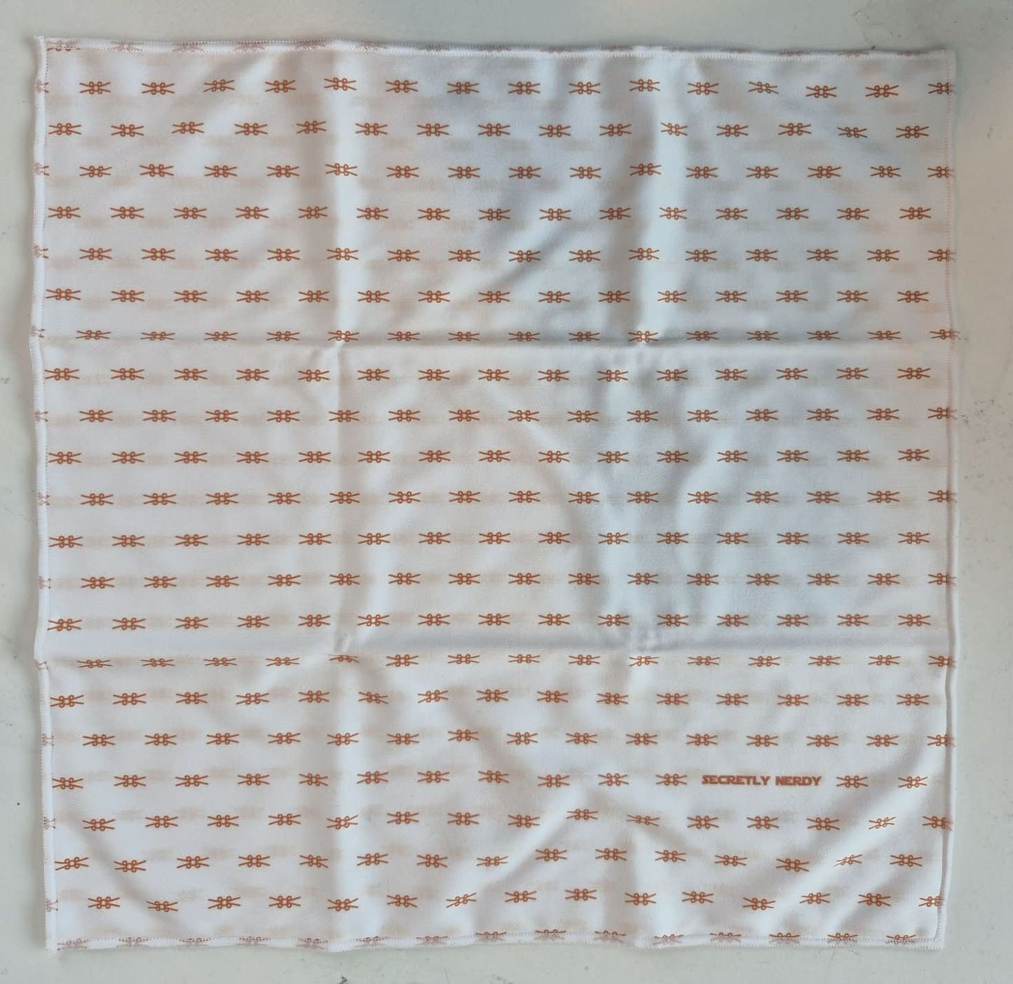 X-Shaped Spaceship Secretly Nerdy Microfiber Glasses Cleaner Cloth