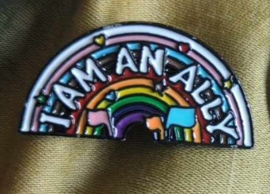 I am an Ally Pride Pin