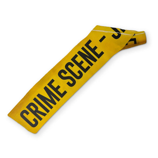 Crime Scene Tape Microfiber Glasses Cleaner Cloth