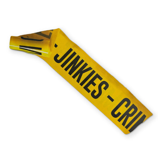 Crime Scene Tape Microfiber Glasses Cleaner Cloth