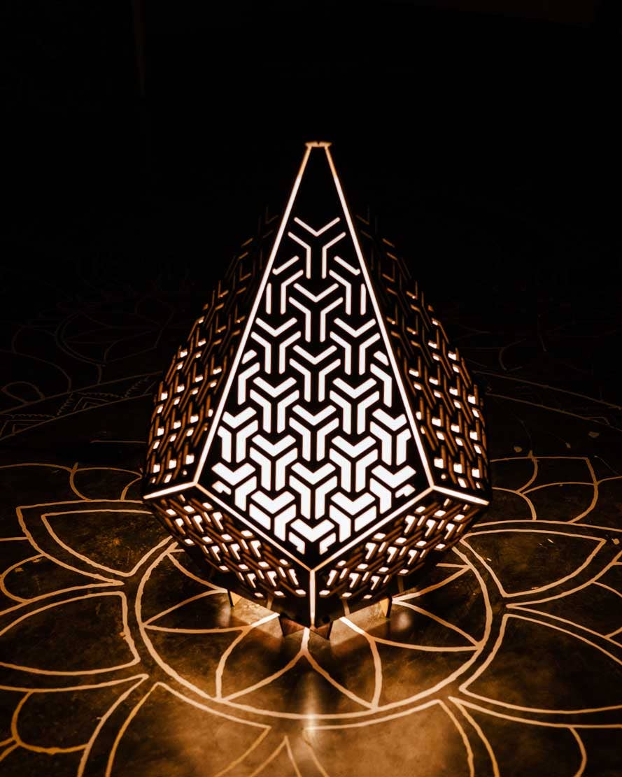 SINAR Arrow 3D Papercraft Table Lamp