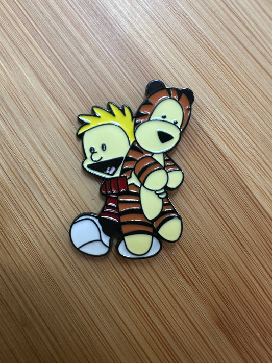 Calvin & Hobbes (Stuffed Tiger Hobbes) - Enamel Pin