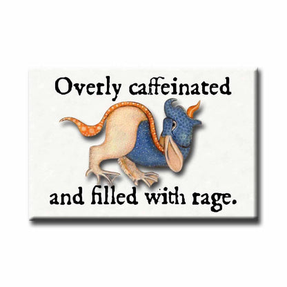 Medieval Marginalia Overly Caffeinated Refrigerator Magnet