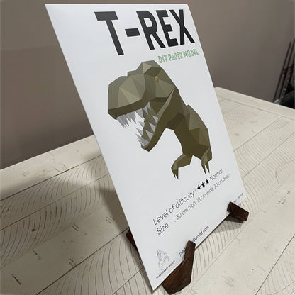T-Rex 3D PaperCraft Wall Art, PaperCraft Origami Model