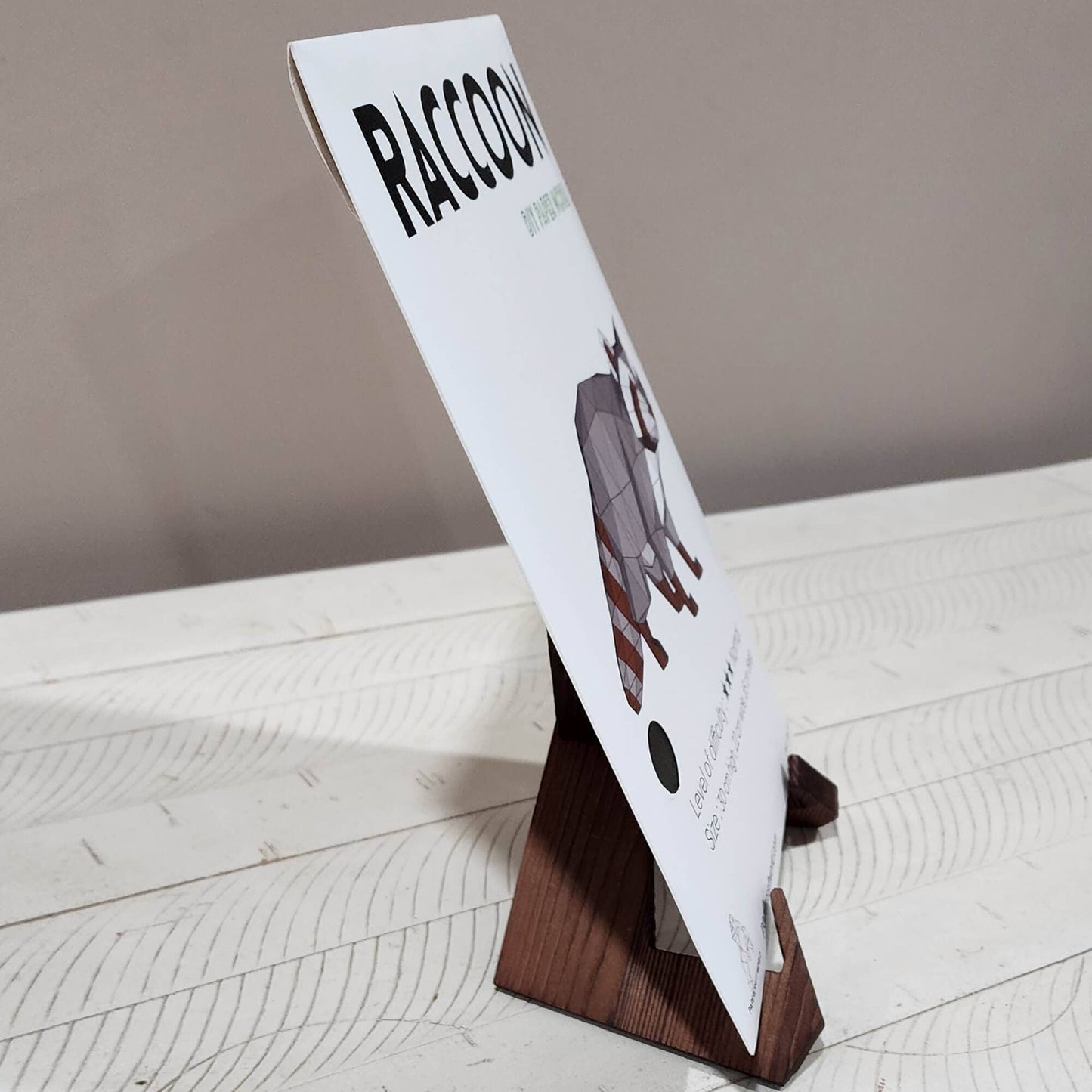 Raccoon 3D PaperCraft Origami Model