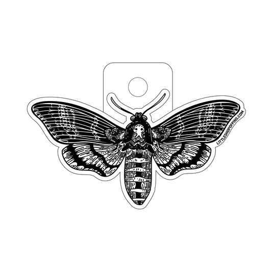 Moth sticker