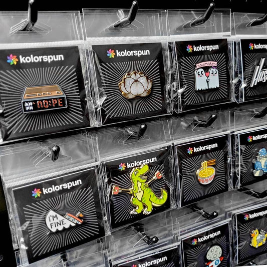 Unstoppable T-Rex Grabby Hands Pin