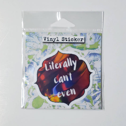 My Brain Has Too Many Tabs Open Vinyl Sticker