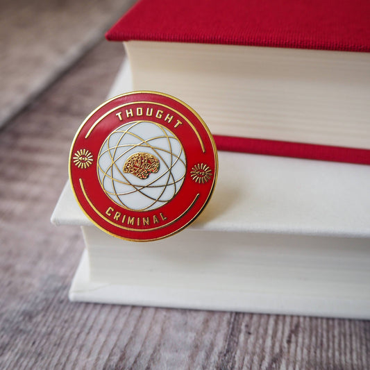 Thought Criminal Dystopian Enamel Pin