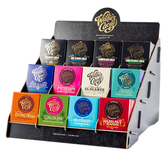Wooden display stand 12 x 50g bars