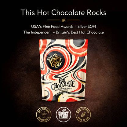 Luxury Hot Chocolate, 52% cocoa. SOFI Winner. Vegan