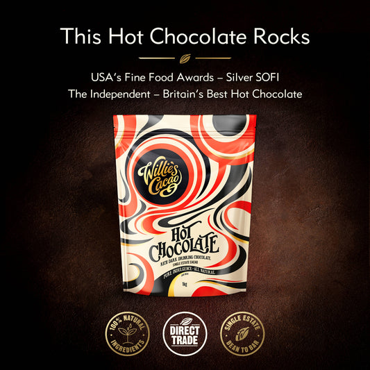 Luxury Hot Chocolate, 52% cocoa. SOFI Winner. Vegan