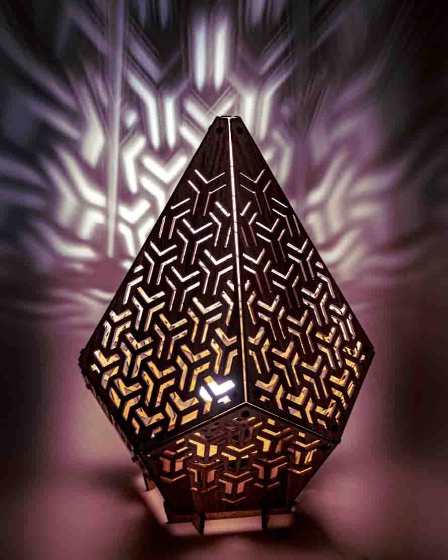 SINAR Arrow 3D Papercraft Table Lamp