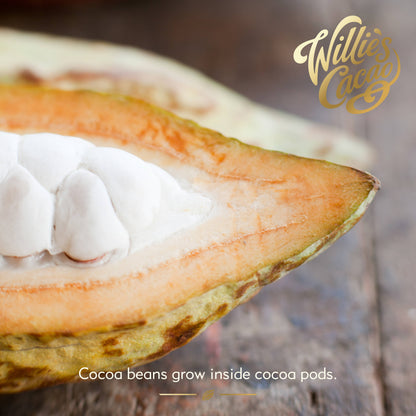 Orange & Almond 100% Cacao bar. No Added Sugar. Vegan