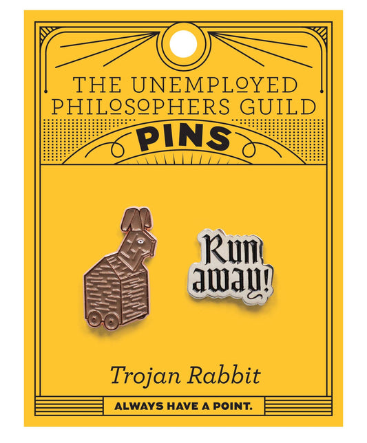 Trojan Rabbit Enamel Pin Set