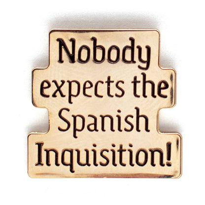 Spanish Inquisition Enamel Pin Set