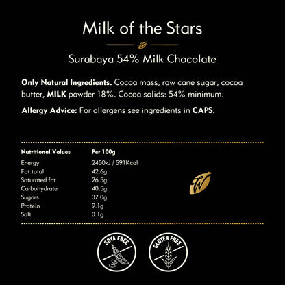 Milk of the Stars - Surabaya 54% Milk Chocolate Bar - SOFI Winner