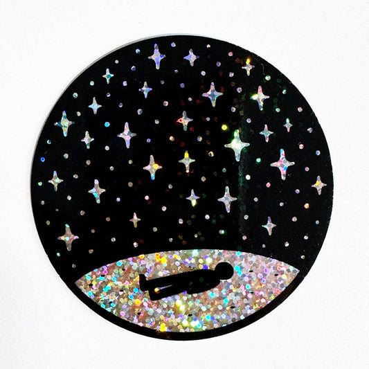 Stargazer Sticker (Glitter Variant)