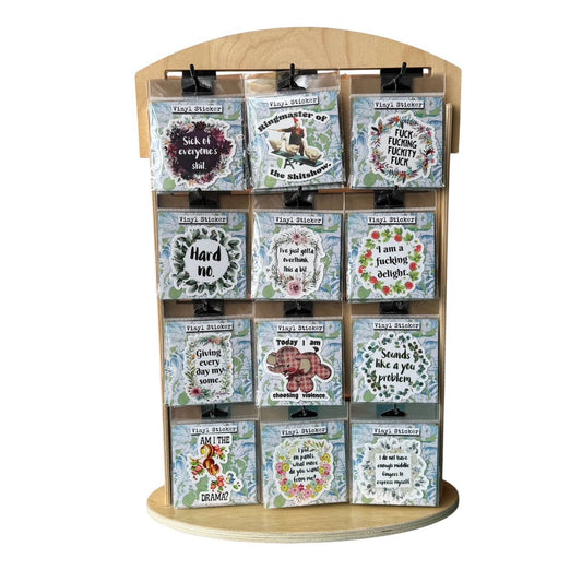 Swearing Helps Vinyl Sticker