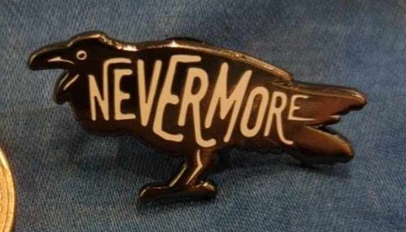 Raven Nevermore pin