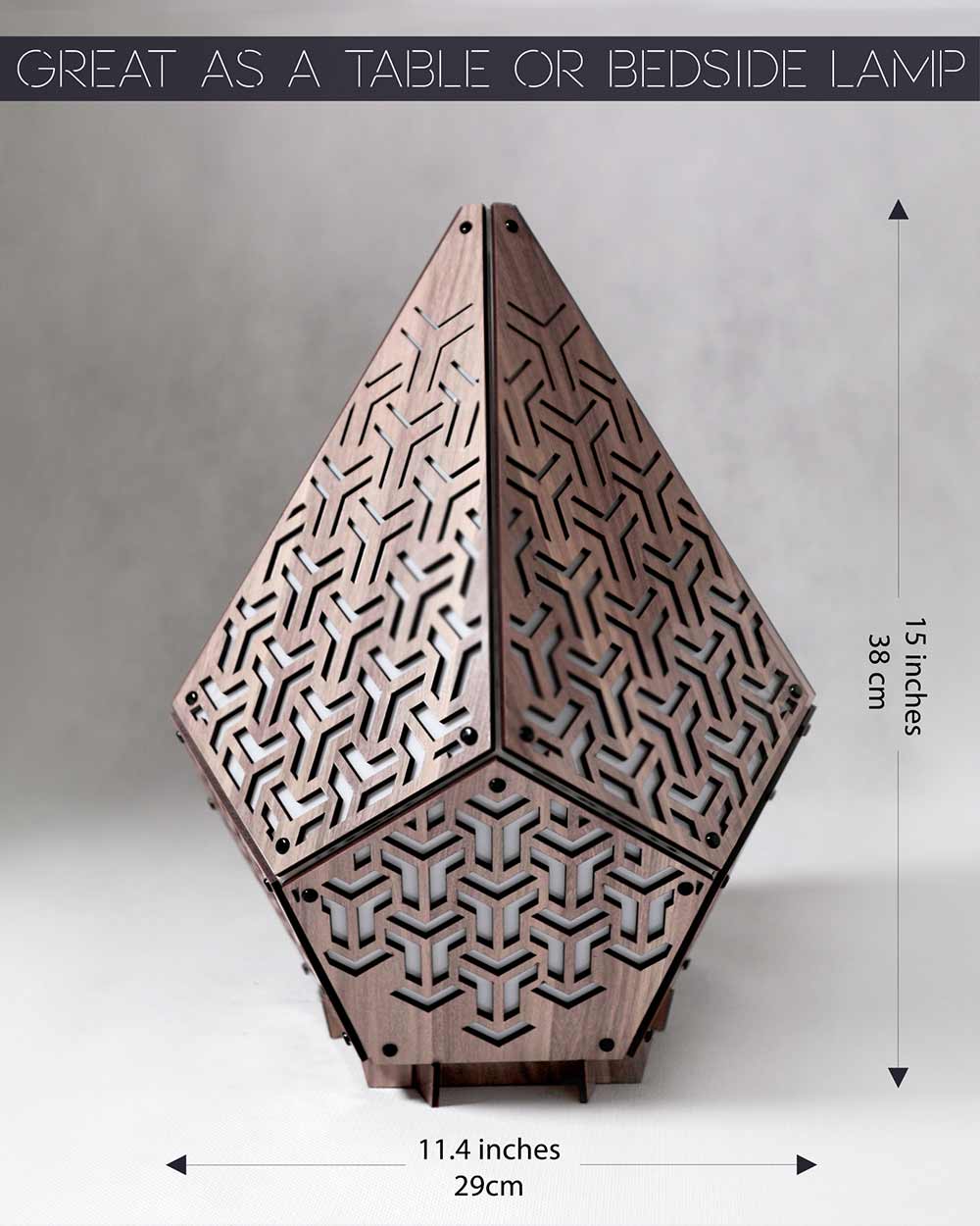 SINAR Arrow 3D Papercraft Table Lamp