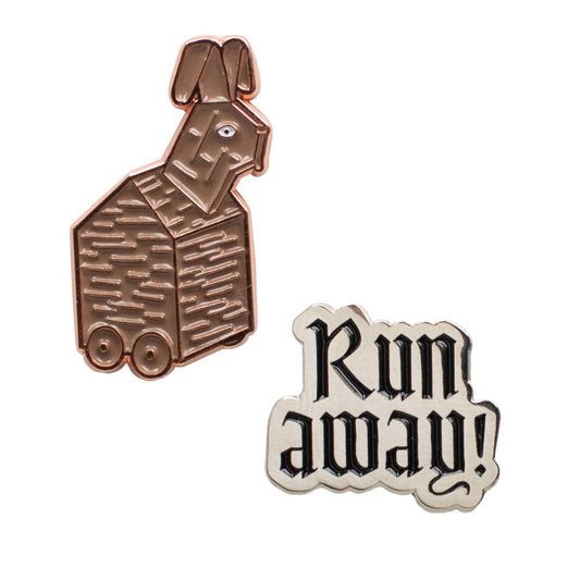 Trojan Rabbit Enamel Pin Set