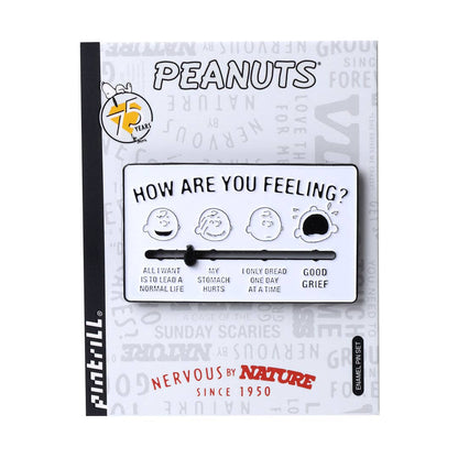 Charlie Brown Mood Slider Enamel Magnet