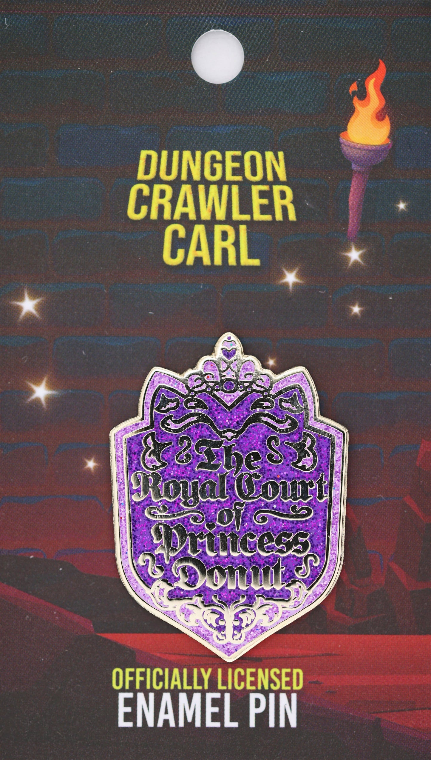 Dungeon Crawler Carl: The Royal Court of Princess Donut Enamel Pin