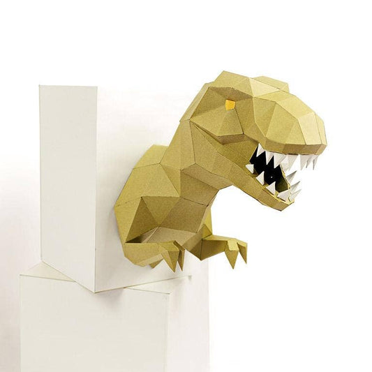 T-Rex 3D PaperCraft Wall Art, PaperCraft Origami Model