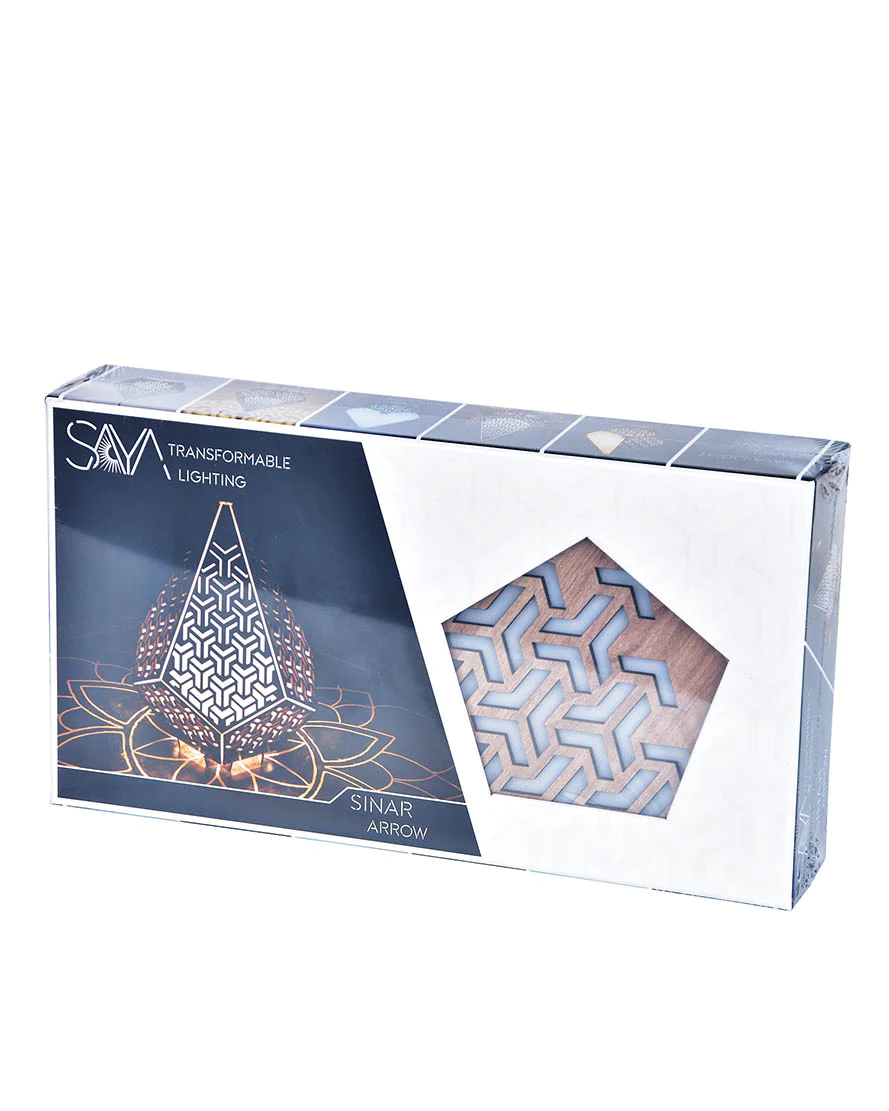 SINAR Arrow 3D Papercraft Table Lamp